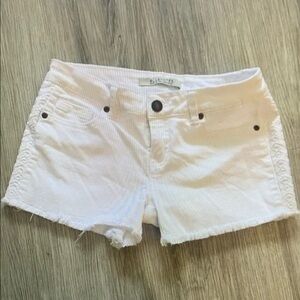 Women's White Athletic Shorts